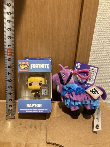 フォートナイト　FORTNITE ラマ　フィギュア　POCKET POP! KEYCHAIN RAPTOR ラプター