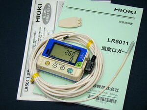 HIOKI 日置 LR5011 温度ロガー センサ LR9602 5m -40～180℃ 中古