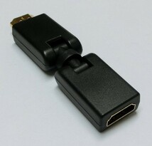 HDMI(ver1.4)コネクタ角度変換アダプタ(オス・メス)_画像2