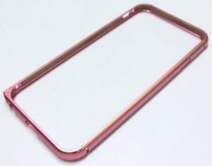 iPhone6/6s 用 アルミ製バンパー(ピンク)