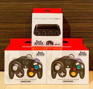 Nintendo/ニンテントー ゲームキューブ スマブラ コントローラ 2個セット & 接続タップ