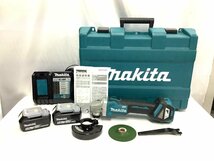 ★MAKITA マキタ グラインダー GA412DRGX 18V 6.0Ah 中古 美品 1円スタート★_画像1