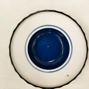 【即決】 陶器灰皿 昭和 レトロ 直径15.8cmの画像2