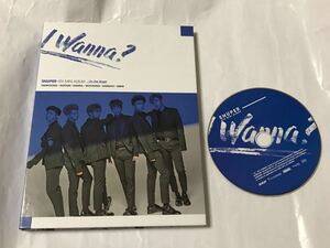 SNUPER　CD　4TH MINI ALBUM　☆I Wanna?☆　On the Stage ver.　5曲　韓国盤　K-POP