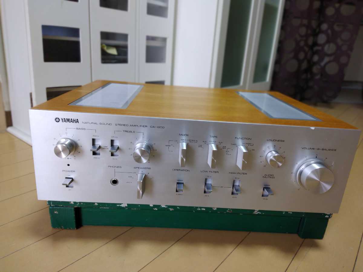 必見希少!フルレストア済!新品同様超美品!YAMAHAプリメインアンプCA
