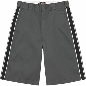 送料無料 32 黒 Supreme Dickies Stripe 13 Loose Fit Work Short Charcoal Black 22SS シュプリーム ディッキーズ ワークショーツ 新品