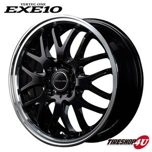 4本セット 軽量ホイール VERTEC ONE EXE10 15x5.5J 4/100 43 GBRP TOYO NANO ナノエナジー3+ 低燃費タイヤ 175/65R15 フィット ヤリス など