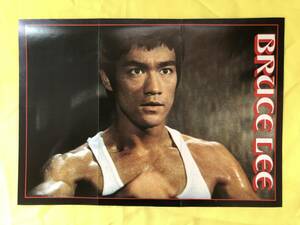 BGチ64サ●ブルース・リー ポスター ピンナップ ロードショー 1975年7月号付録 BRUCE LEE 李小龍 当時物