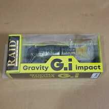 レイドジャパン　RAID JAPAN　ジーアイ　グラビティ インパクト　G.I　GRAVITY IMPACT　G.i　◆ GI006. BLACK BB ◆_画像1