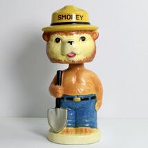 レア SMOKEY BEAR スモーキーベア クマ くま 熊 ベアー ボビング バブルヘッド アドバタイジング キャラクター 企業物 ビンテージ 60s_画像3