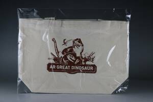 新品 即決 AR GREAT DINOSAUR 恐竜 トートバッグ エコバッグ ショッピングバッグ ジュラシックパーク トリケラトプス ティラノサウルス