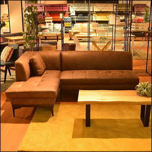 [ free shipping ( one part except ) new goods unused ]T39AR1 leather fabric trim couch sofa #3 seater . Vintage daybed ( inspection exhibition goods outlet exhibition liquidation goods 