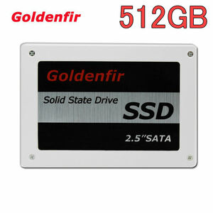 【最安値！】SSD Goldenfir 512GB SATA3 / 6.0Gbps 新品 2.5インチ 高速 NAND TLC 内蔵 デスクトップPC ノートパソコン