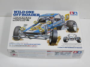 送料込み! 新品 ワイルドワンオフローダー BLOCKHEAD MOTORS 塗装&カット済みボディ タミヤ 1/10 電動RCレーシングバギー ITEM58695