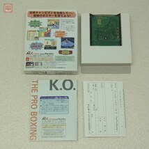 美品 GBC ゲームボーイカラー K.O. ザ・プロボクシング THE PRO BOXING アルトロン ALTRON 箱説ハガキ付【PP_画像2