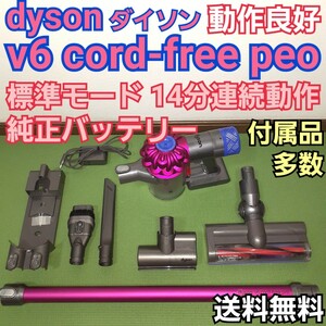 動作良好　dyson　ダイソン　v6 cord-free pro　付属品多数　純正バッテリー　送料無料