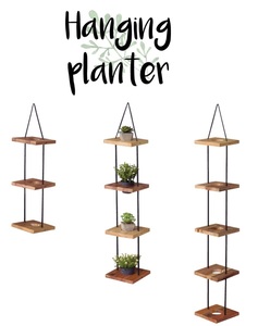 3 step handle King planter natural tree use . texture (fabric) * hanging lowering planter 