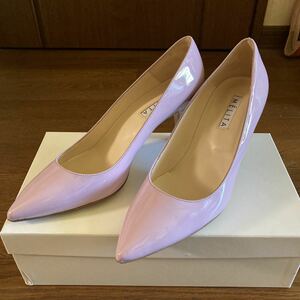 MELITApo Inte dotu enamel pumps 38pa tent leather original leather sole Italy made lavender purple spring color 
