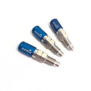 STAHLBUS ワンウェイバルブ内臓ブリーダーボルト M7x1,0x16mm (3個セット・ダストキャップ付)ヤマハ XJ600S、FZ6N等用