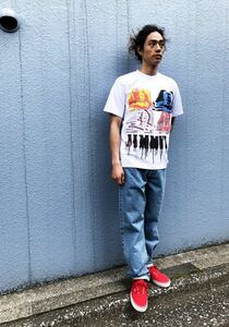 Standard California /スタンダードカリフォルニア JIMMY'S×SD SPRAY LOGO T-SHIRT White XL ジミーズ コラボレーション