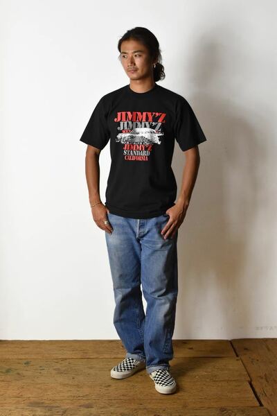 Standard California /スタンダードカリフォルニア JIMMY'S×SD Logo T black XL ジミーズ コラボレーション