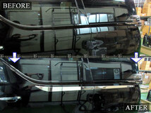 アルファード GGH30W GGH35W 超鏡面 ステンレス メッキ サイド ドア モール 4PC ガーニッシュ アンダー SID－MOL－090_画像6