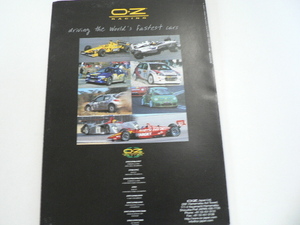 ▲カタログ/O・Z RACING Collection2001
