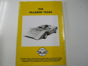 マクラーレン　YEARS-UNIQUE MOTOR BOOK※洋書・海外版