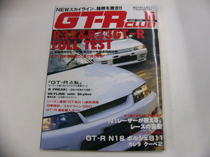 GT-R CLUB/平成8年3月発行/R32&R33GT-R FULL TEST