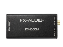 FX-AUDIO- FX-D03J USB バスパワー駆動DDC USB接続でOPTICAL・COAXIALデジタル出力を増設 ハイレゾ対応 光 オプティカル 同軸_画像3
