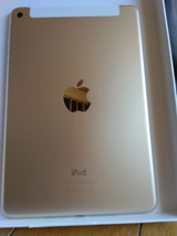 【動作品/docomo SIMロック未解除/送料無料】Apple iPad mini 4 Wi-Fi + Cellular 16GB MK712J/A [ゴールド]_画像2