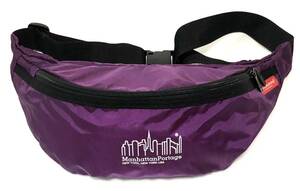  Manhattan Poe te-ji waist bag limitated model purple purple belt bag body bag beautiful goods 225153