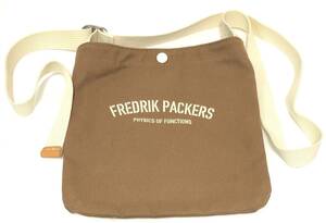 FREDRIK PACKERS Fredric paker z canvas shoulder bag 225241 Brown tea color 