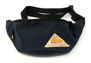 KELTY ケルティ ボディバッグ ウエストバッグ ネイビー　ダークネイビー ショルダーバッグ 美品　225063