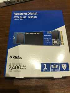 WD blue SSD 1TB M.2 NVMe接続 sn550　WDS100T2B0C