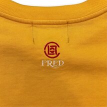 フレッド クロット FRED x CLOT スウェットシャツ 長袖スウェットシャツ カットソー イエロー L /N /X_画像3