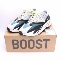 アディダス ADIDAS ORIGINALS BY KANYE WEST YEEZY BOOST 700 WAVE RUNNER スニーカー イージーブースト B75571 グレー 28 UT8664 /X_画像1