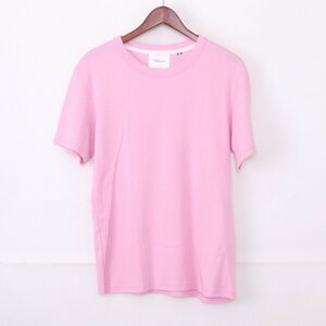 メゾンコルニション MAISON CORNICHON コットン7オンスフライスカットソー 半袖Tシャツ 半袖カットソー ピンク 3 UT8830 /X