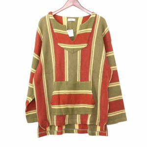 イロコイ IROQUOIS 17SS BAJA STRIPE メキシカン セーター ブラウン系 1 ストライプ ニット /T /X