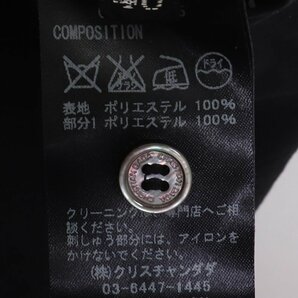 クリスチャンダダ CHRISTIAN DADA 15SS 刺繍開襟 半袖 シャツ ブラック サイズ46 / J /Xの画像4