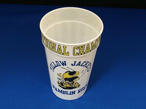 ◆◆ Georgia Tech Yellow Jackets football 1990 National Champions 記念 プラスチック製 カップ コップ アメフト 未使用 ◆◆