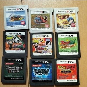 dsソフト 3dsソフト 計9つジャンプ系ワンピース、ナルト
