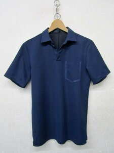 V0635：Descente デサント 半袖シャツ/紺/M ポロシャツ 半袖ポロシャツ スポーツウェア :35