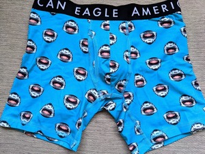 * AE アメリカンイーグル ボクサーブリーフ トランクス AEO 6" Classic Boxer Brief XXL / Light Blue *