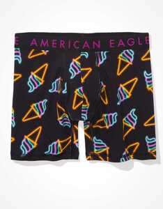 * AE アメリカンイーグル ボクサーブリーフ トランクス AEO Neon Ice Cream 6" Classic Boxer Brief L / Black *