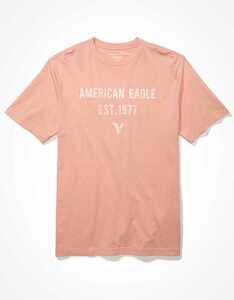 * 2点のみ * 正規品 アメリカンイーグル Tシャツ AE Super Soft Graphic T-Shirt L / Coral *