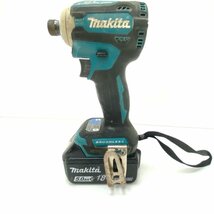 【送料無料】makita マキタ 充電式インパクトドライバ TD171D 18V 5.0Ah バッテリーx1 中古【Ae624501】_画像1