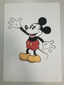 b. 1500部限定 ED リトグラフ SOWA+REISER ミッキーマウス ディズニー インテリア Lithograph Mickey Mouse Disney 絵画 新築祝い結婚祝い