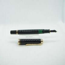 ▼0.03 Pelikan / ペリカン 万年筆 ＜ M600 ブラック ＞ 細字 F 14金 吸入式_画像3