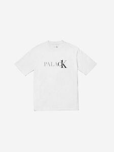 CK1 Palace Crew Neck T -Fore -Fore -рукав Tee Calvin Klein Calvin Line Palace Скейт Bose M White White White